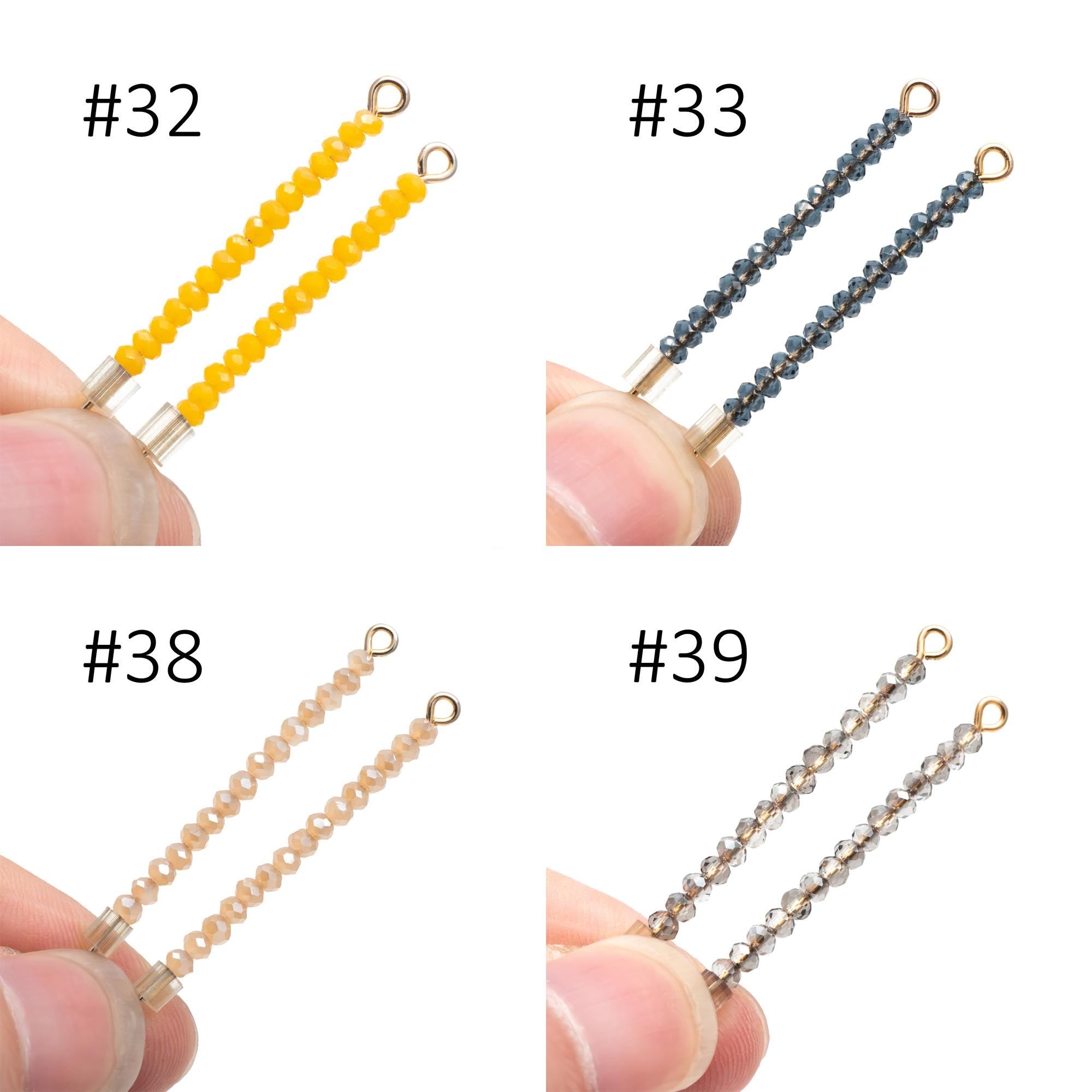 150 beads Crystal Faceted Rondelle Beads 2mm, Tiny Size Glass Spacer Beads-(BZ02)